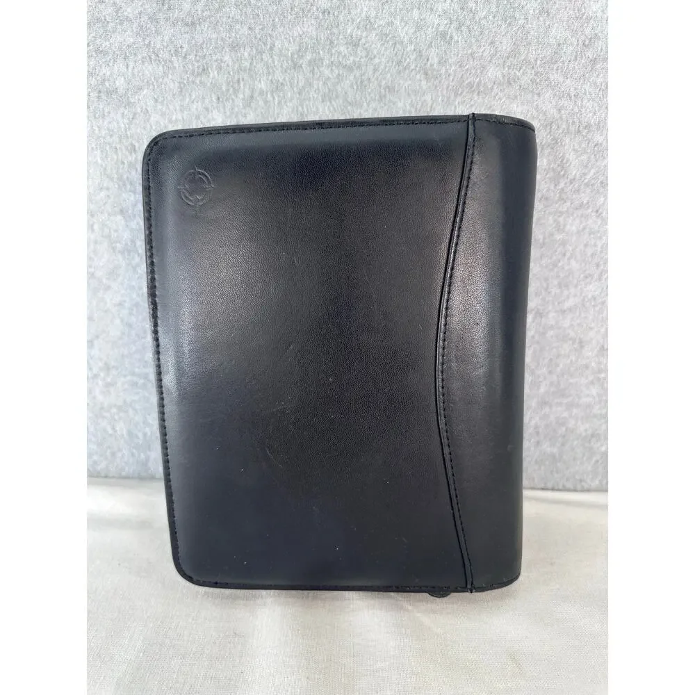 VTG Franklin Covey Black Leather Classic sz 8